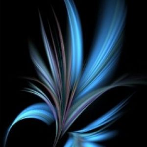 Elegantes Blaues Abstraktes Design