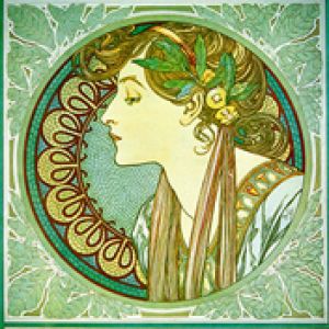 Jugendstil Frauenporträt