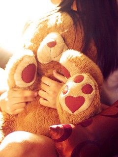 Süßer Teddy Bär Liebe