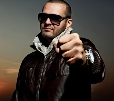 Stylisches Porträt eines Musikers