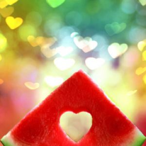 Wassermelonenherz
