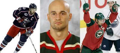 Eishockeyspieler in Aktion