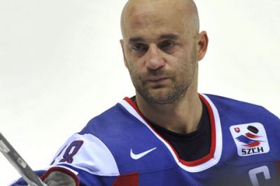 Eishockeyspieler in Aktion