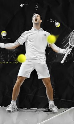 Feier des Tennis-Champions