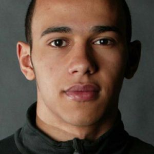 Porträt von Lewis Hamilton