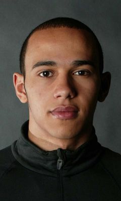 Porträt von Lewis Hamilton