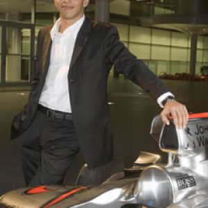 Lewis Hamilton mit McLaren F1 Auto
