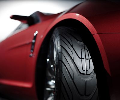 Elegantes Rotes Sportauto
