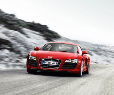 Rotes Sportauto Audi R8