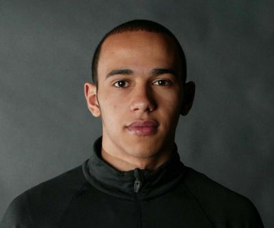 Porträt von Lewis Hamilton
