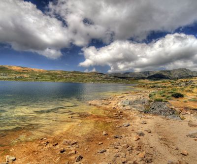 Malersche Landschaft am See