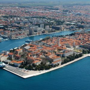 Luftaufnahme von Zadar, Kroatien