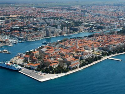 Luftaufnahme von Zadar, Kroatien