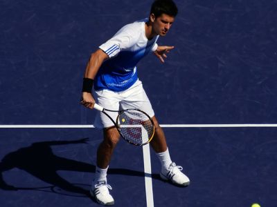 Tennis Aktionsaufnahme