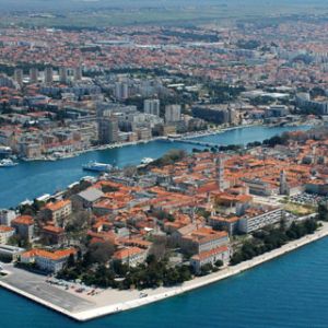 Luftaufnahme von Split, Kroatien