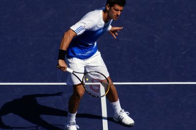 Tennis Aktionsaufnahme