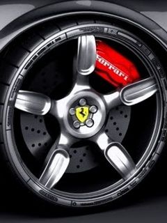 Ferrari Rad Nahaufnahme