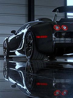 Elegantes Schwarzes Sportauto