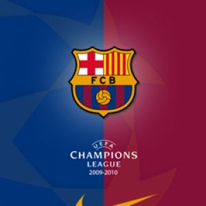 FC Barcelona Champions League Hintergrundbild