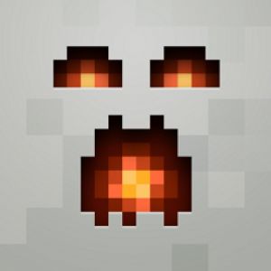 Pixeliertes Gespenstergesicht