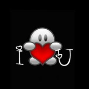 Niedliches Liebes-Emoji