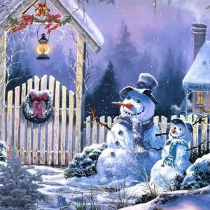 Charmante Winterlandschaft