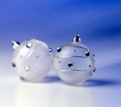 Elegante Weihnachtsornamente