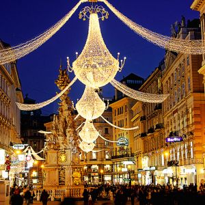 Festliche Stadtlichter
