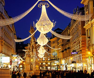 Festliche Stadtlichter