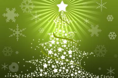 Weihnachtsbaum mit Sternen