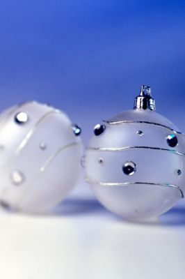 Elegante Weihnachtsornamente