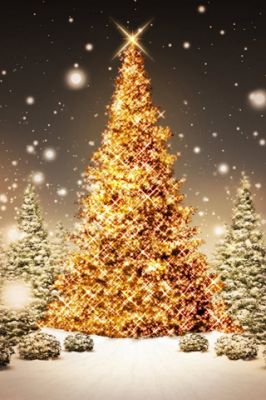 Funkelnder Weihnachtsbaum