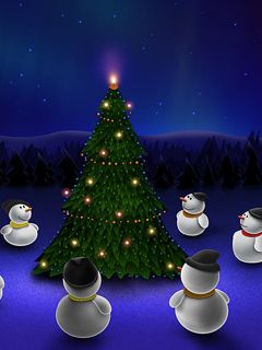 Schneemann Weihnachtsfeier