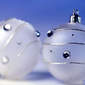 Elegante Weihnachtsornamente