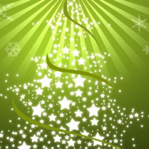 Weihnachtsbaum mit Sternen