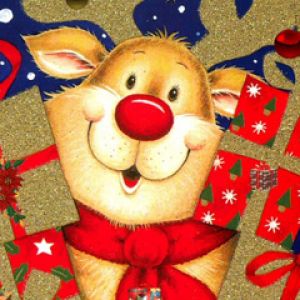 Niedlicher Weihnachtsrentier