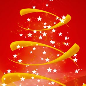 Stylisches Weihnachtsbaumdesign