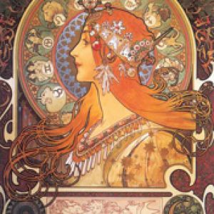 Jugendstil Frauenporträt