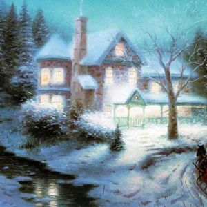 Winterwunderland Weihnachtslandschaft