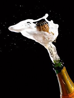 Champagner Explosion