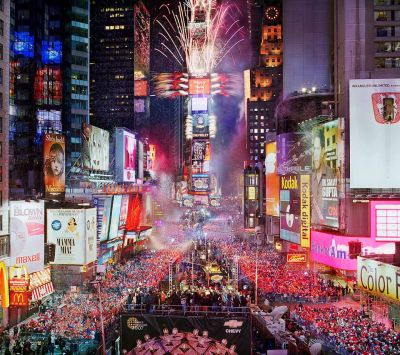 Silvester am Times Square
