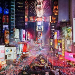Silvester am Times Square