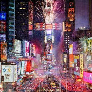 Silvester am Times Square