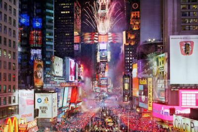 Silvester am Times Square