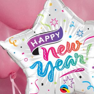Glückliches Neues Jahr Ballon