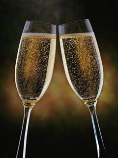 Champagner Toast