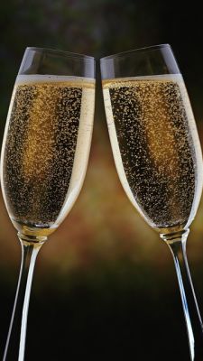 Champagner Toast Feier
