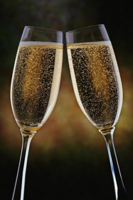 Champagner Toast Feier