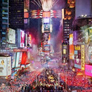 Silvester am Times Square