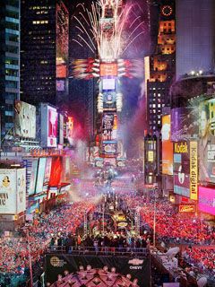 Silvester am Times Square